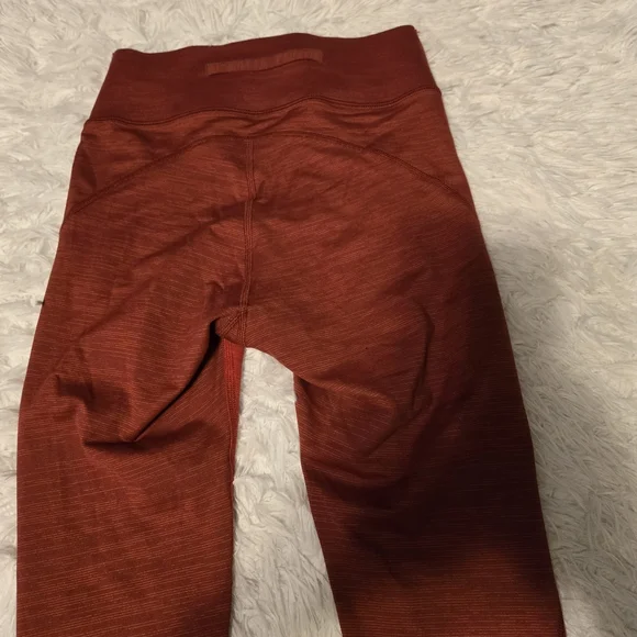 Outdoor Voices Techsweat Zoom Leggings Size XS Color Orange/Red - Picture 9 of 10